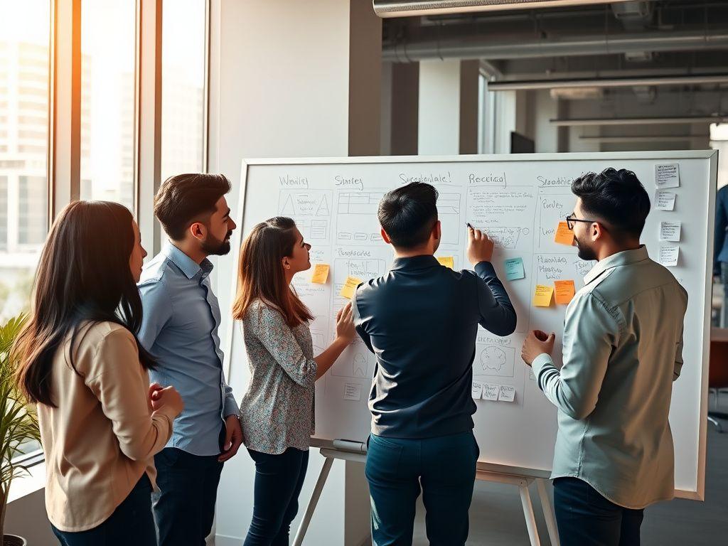 The Novaris team collaborating in their Kuala Lumpur studio
